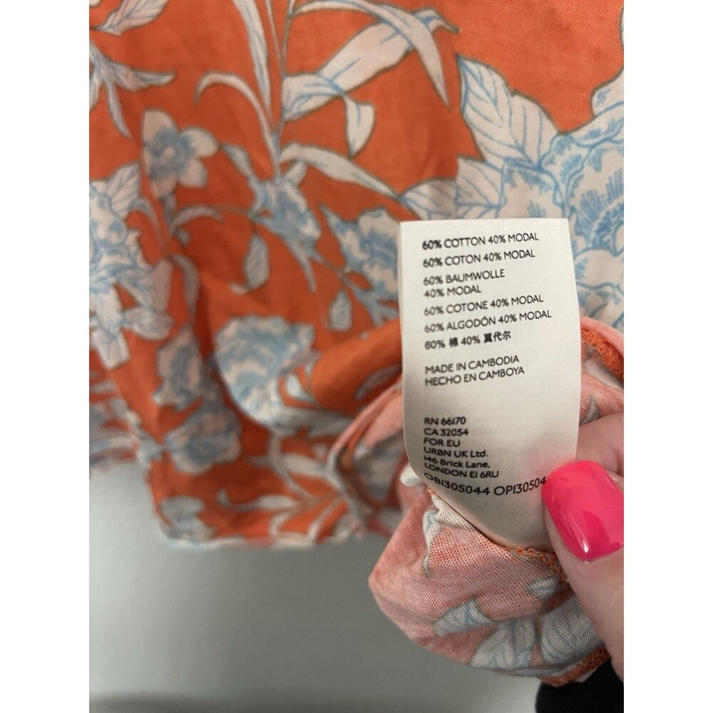 Maeve Catie ruffle sleeve size small top tee T-shirt by Anthropologie - Picture 5 of 6